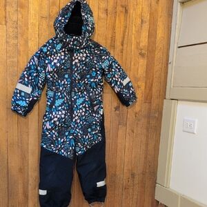 Colorful Kids' Snowsuit with Hood